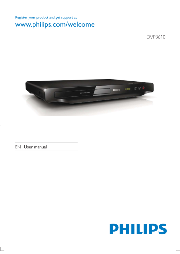 Philips DVP3610 User Guide - Page 1