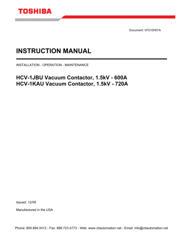 Panasonic CT-S901YN User Manual - Page 1