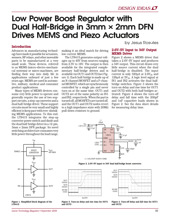 LINEAR LT8415 User Manual - Page 1