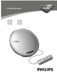 PHILIPS CD Player Manual - AX7200, AX7201, ..., AX7205 - Page 1