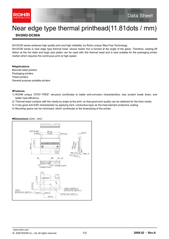 ROHM SH3002-DC90A User Guide - Page 1