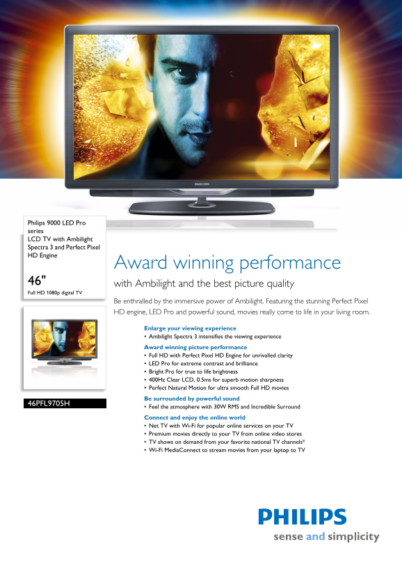Philips 46PFL9705 User Guide - Page 1