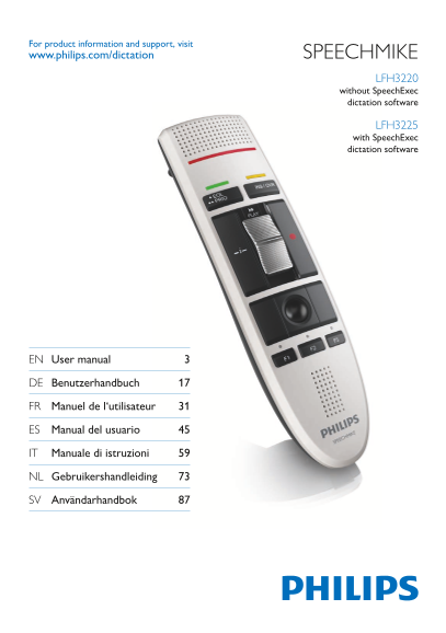 Philips LFH3220 LFH3225 User Guide - Page 1