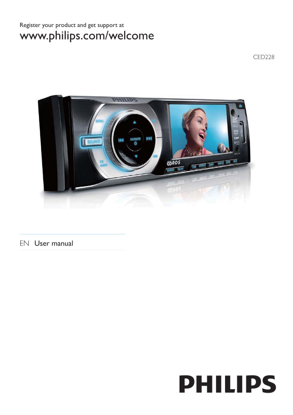 Philips CED228 Player User Guide - Page 1