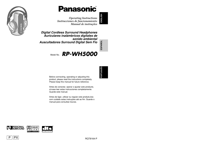 Panasonic RPWH5000 User Guide - Page 1