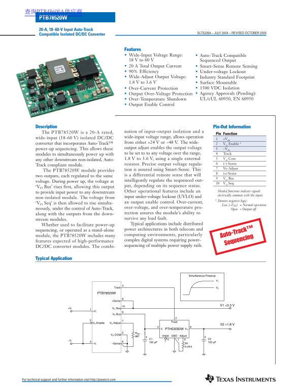 Texas Instruments SLTS226A Data Handbook - Page 1