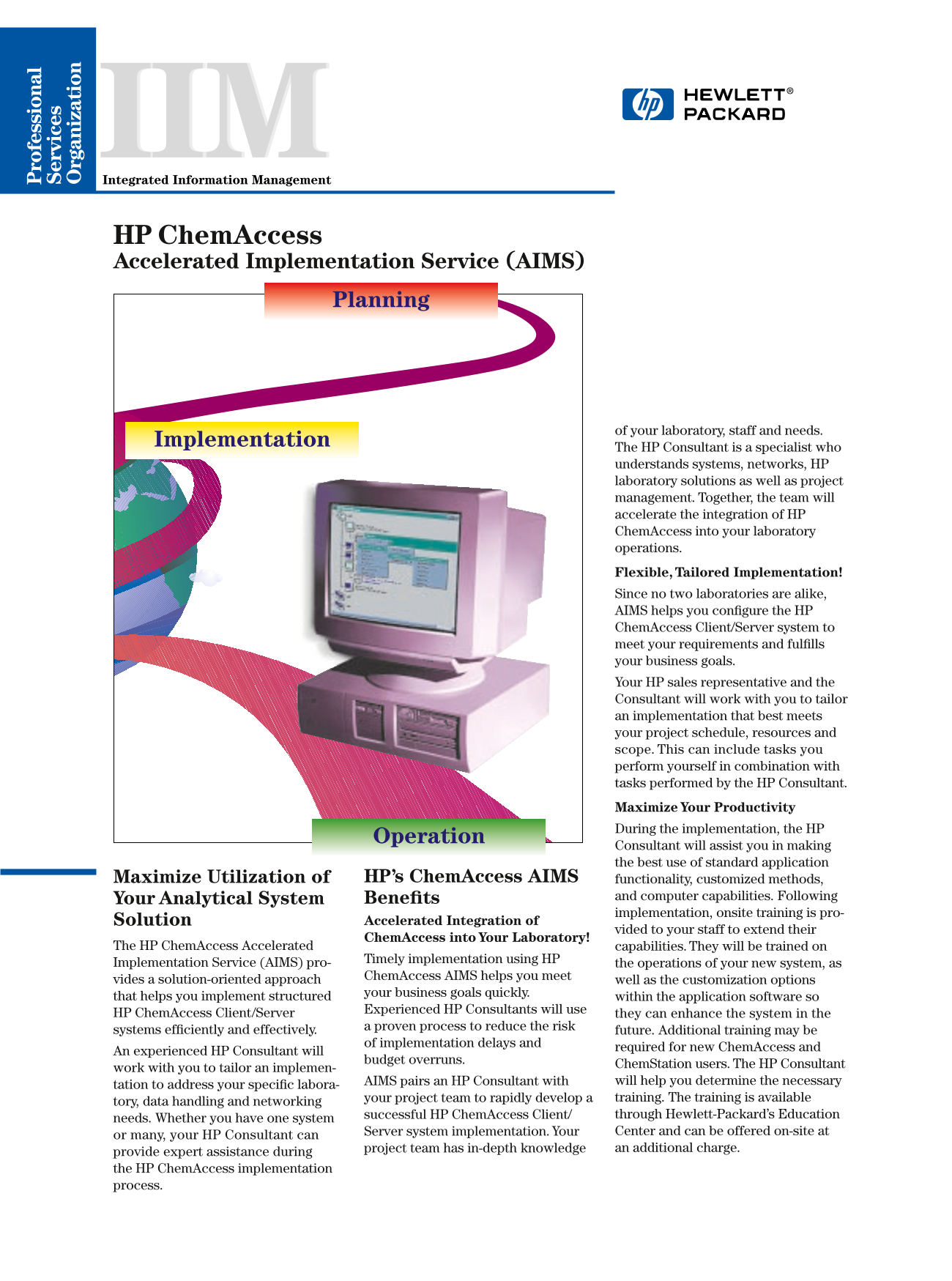 HP ChemAccess AIMS User Guide and Manual - Page 1