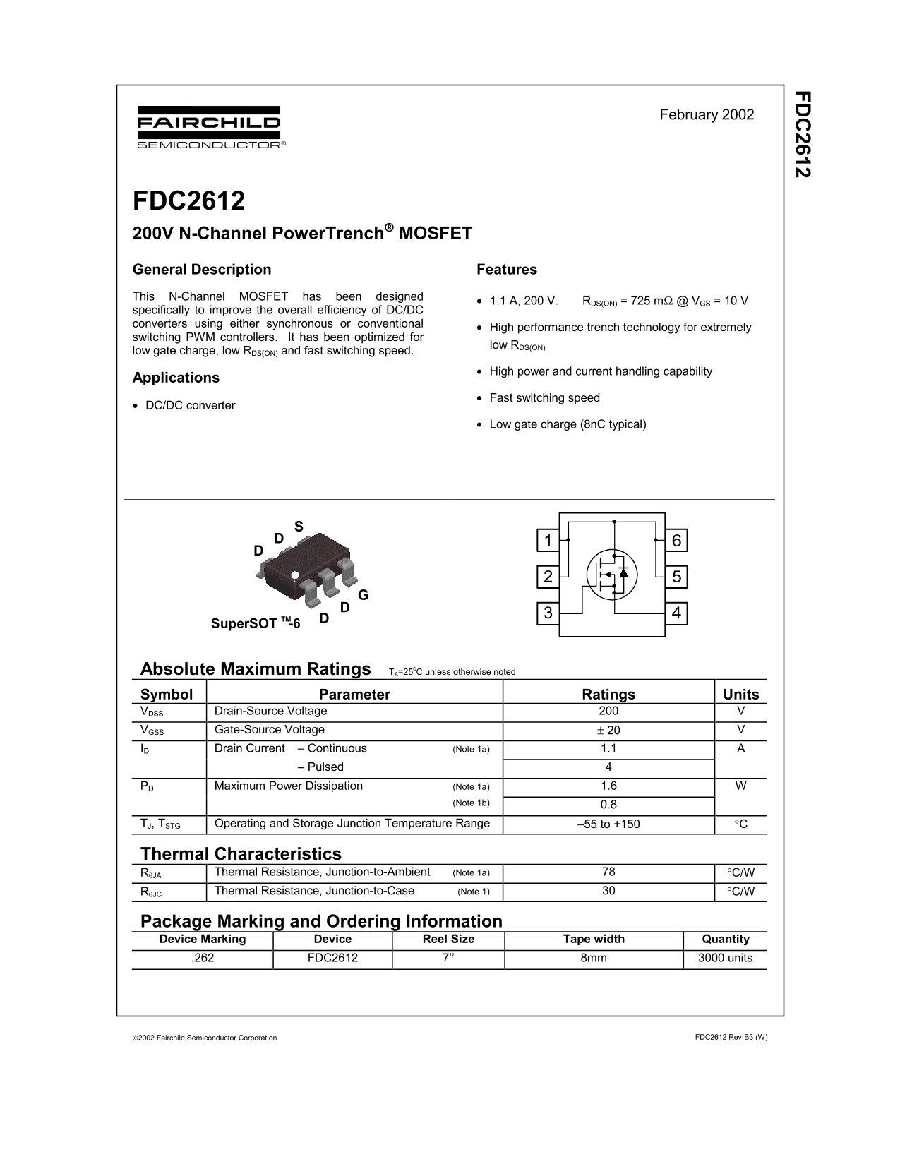 Fairchild FDC2612 User's Manual - Page 1