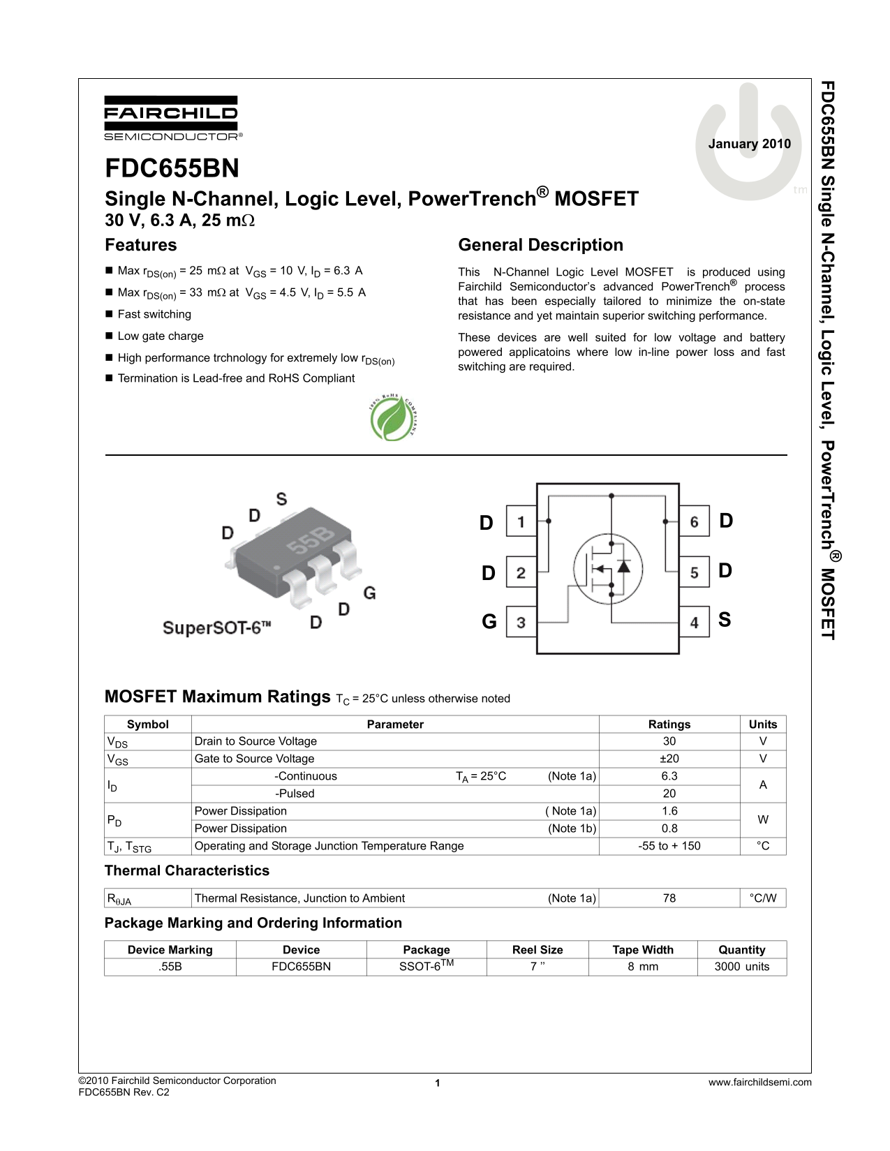 Fairchild FDC655BN User Guide - Page 1