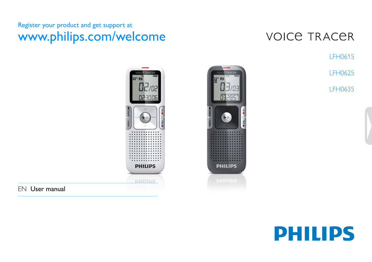 PHILIPS LFH0615 LFH0625 LFH0635 User Manual - Page 1