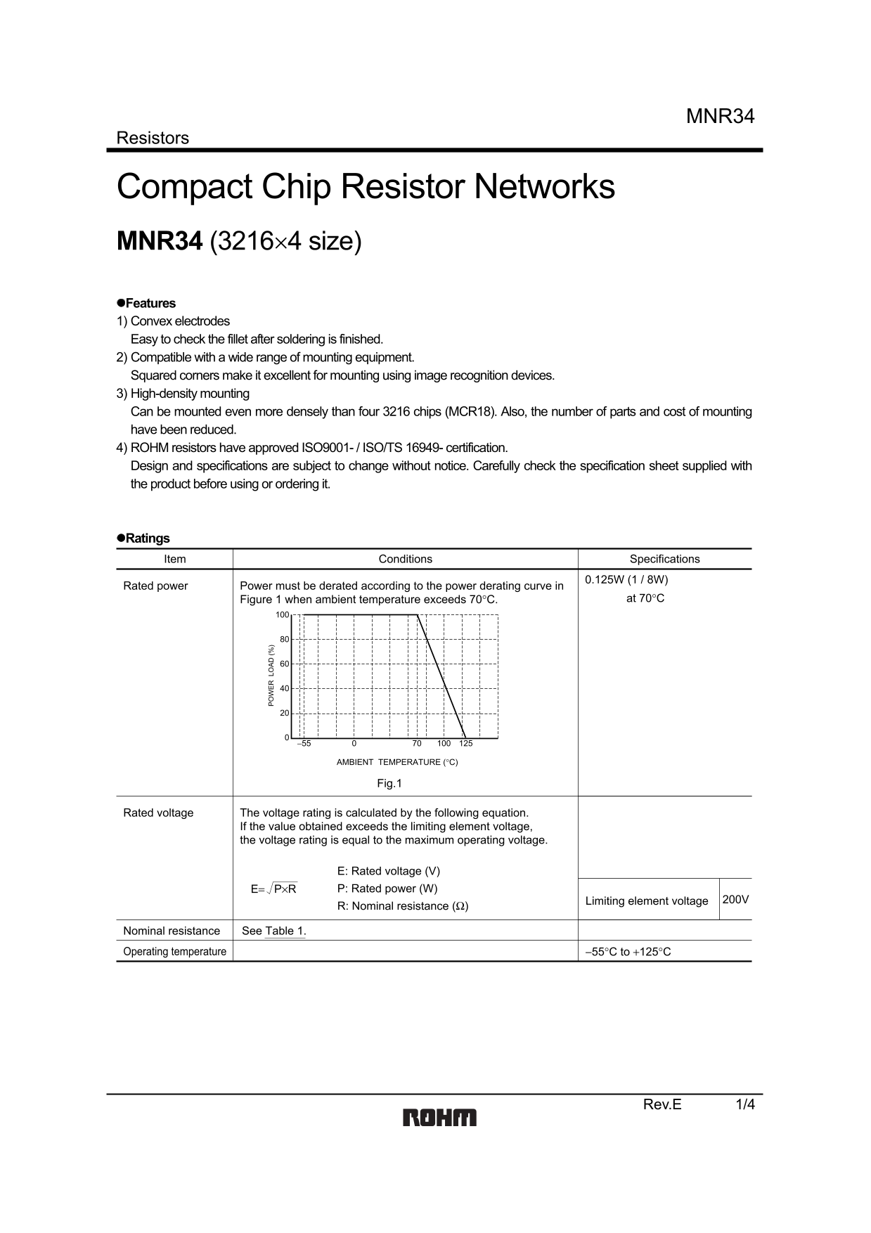 ROHM MNR34J5ABJ Specifications and User Guide - Page 1