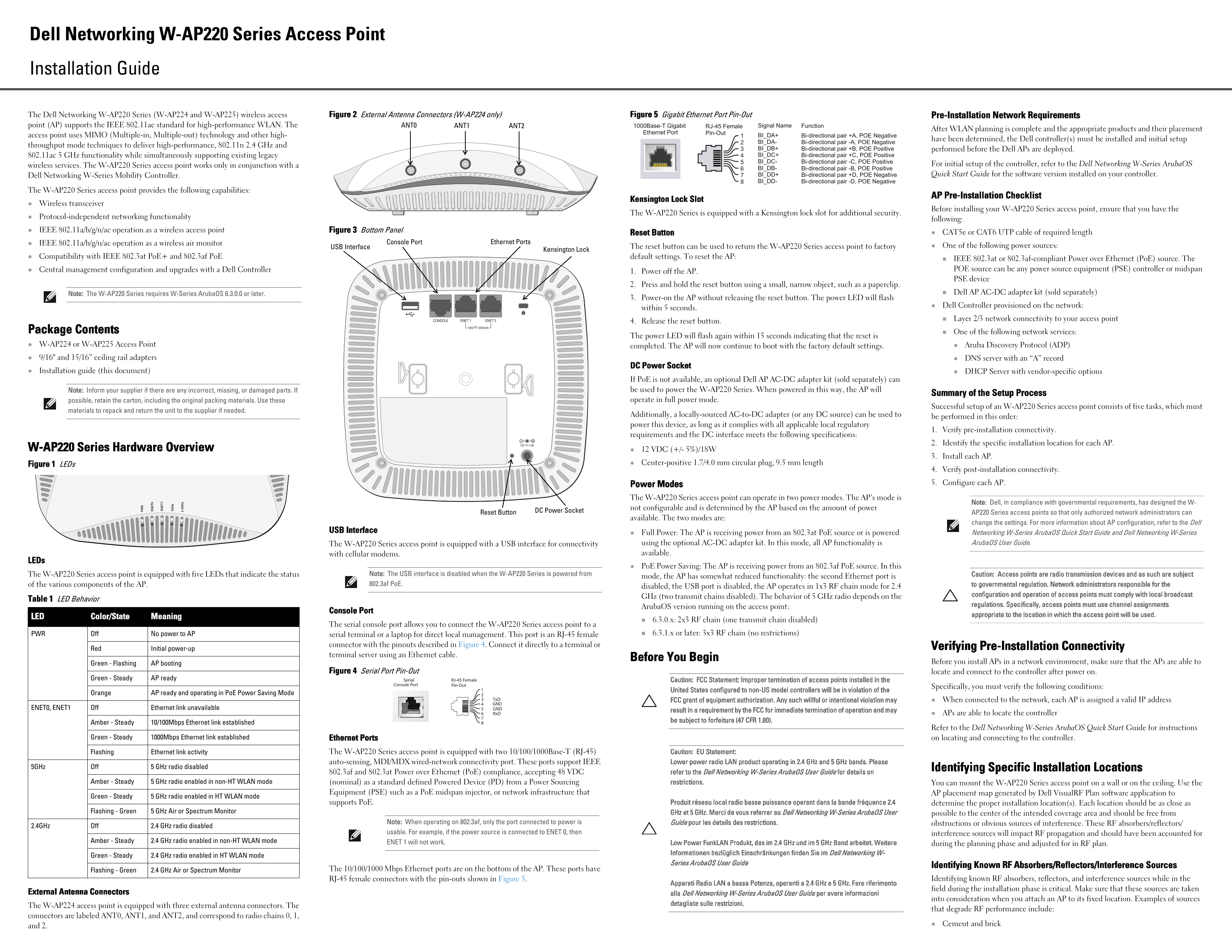 Dell AP Installation Guide - Page 1