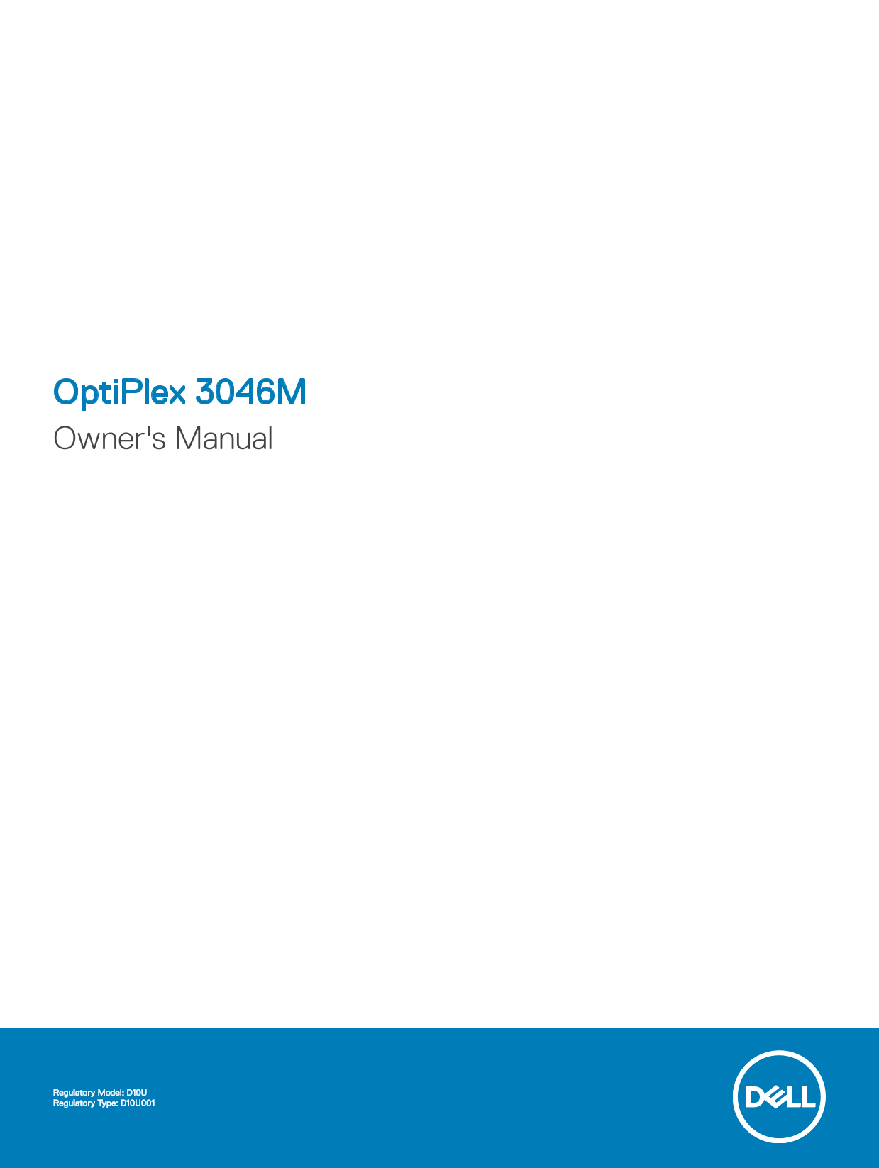 Dell OptiPlex 3046M Owner's Manual - Page 1