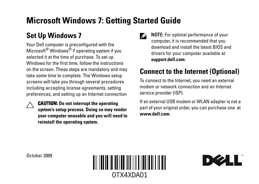 Dell Studio XPS 435 MT Getting Started Guide - Page 1
