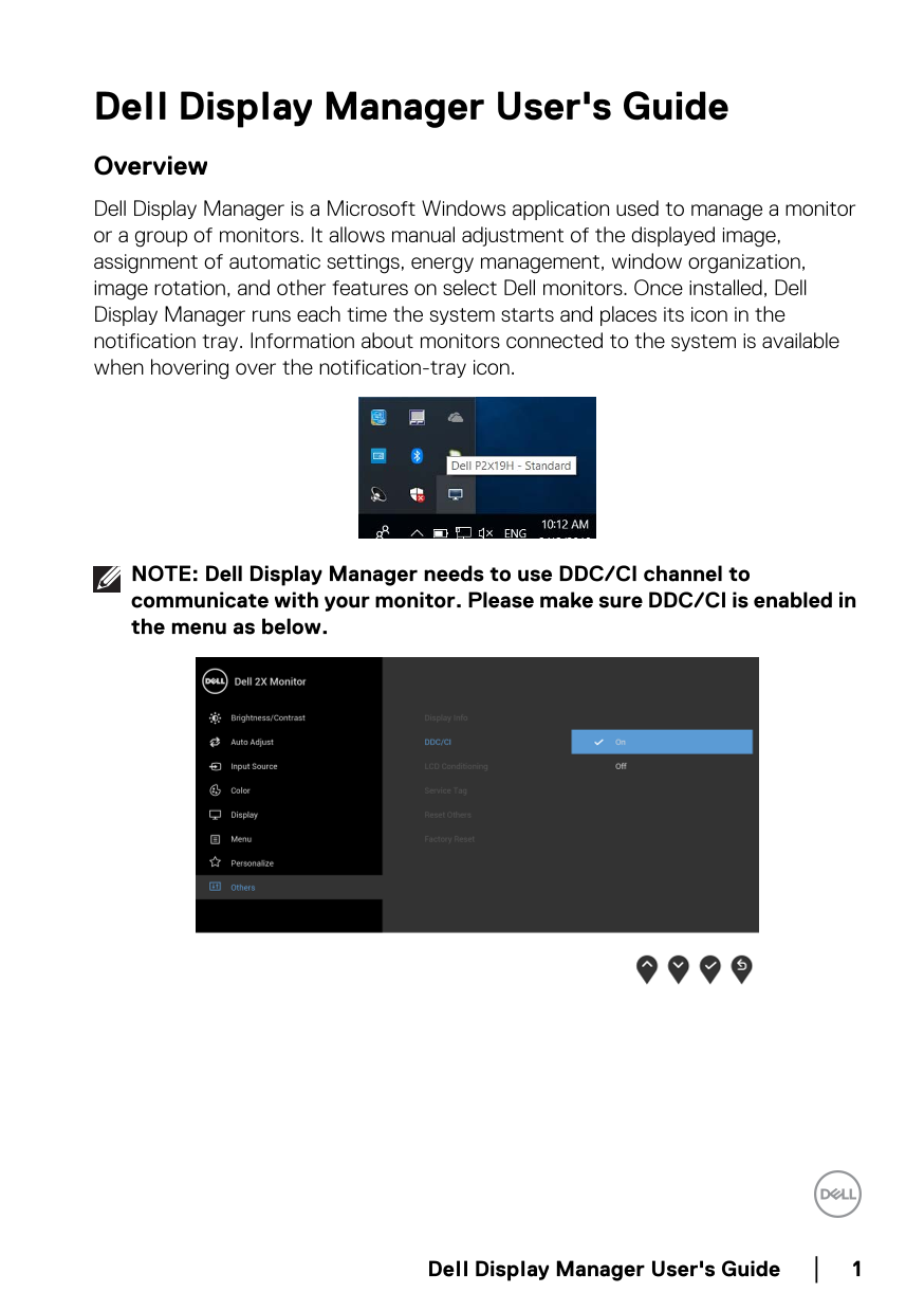 Dell P2319H Dell Display Manager User's Guide - Page 1