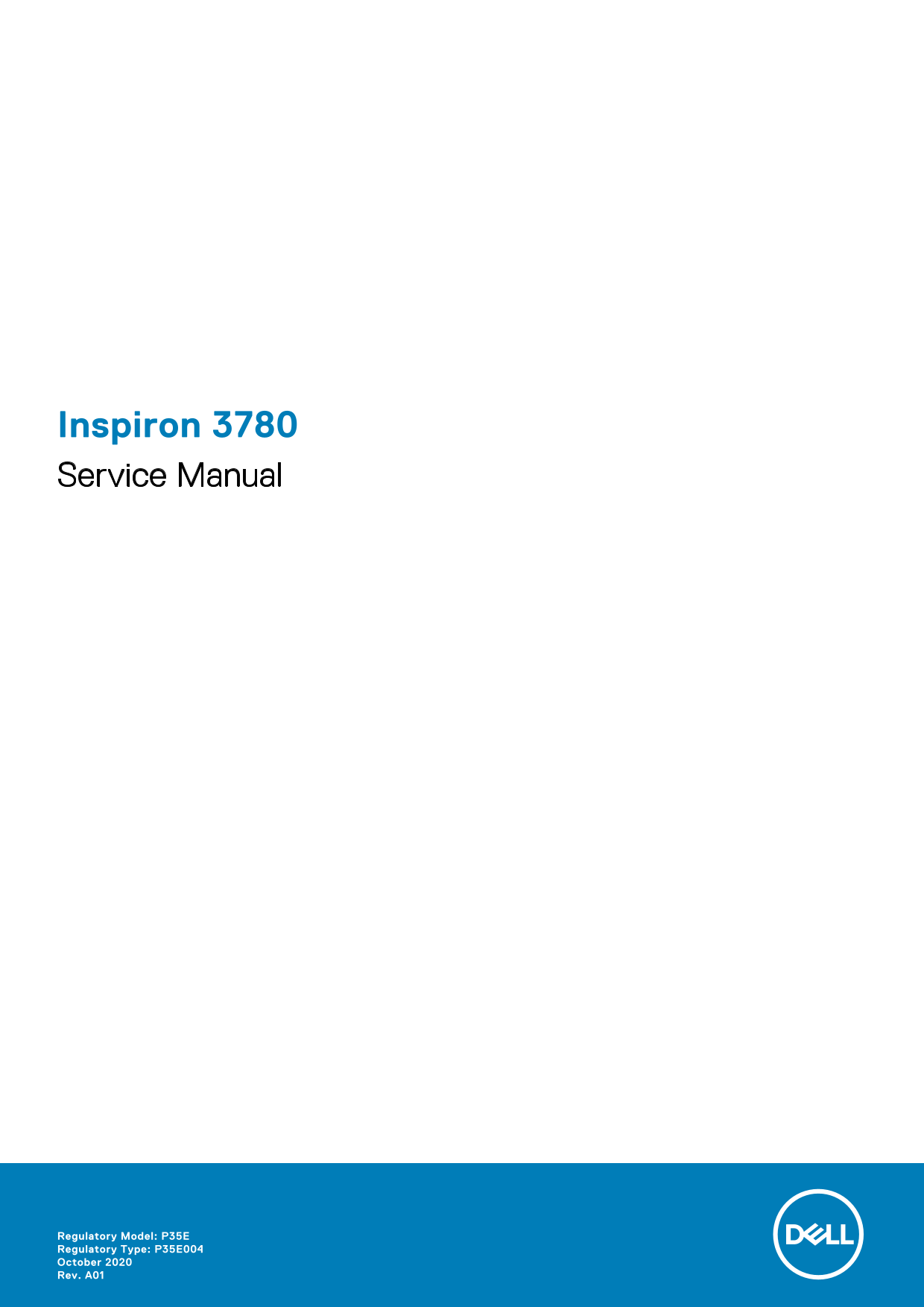 Dell Inspiron 3780 Service Manual - Page 1