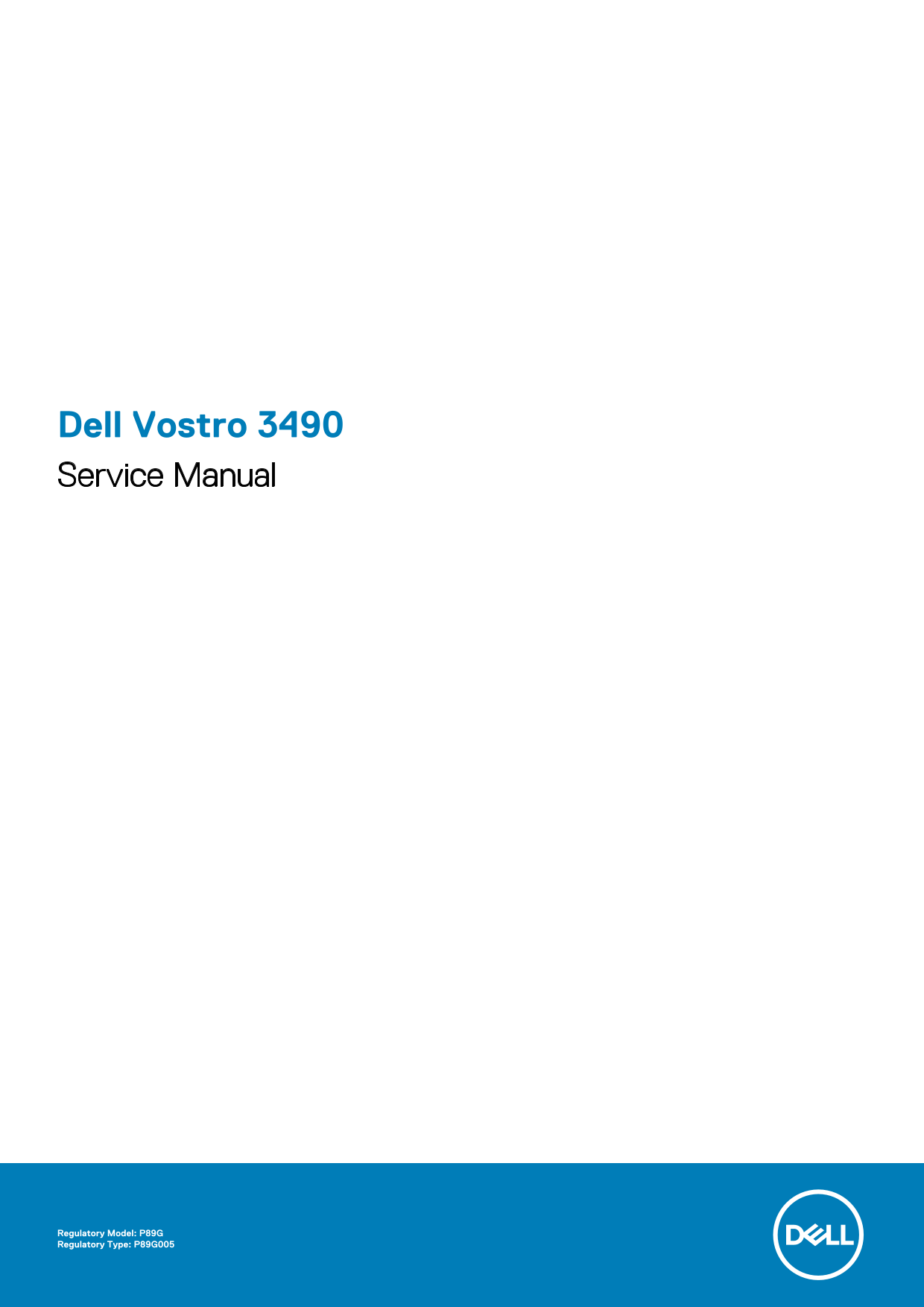 Dell Vostro 3490 Service Manual - Page 1