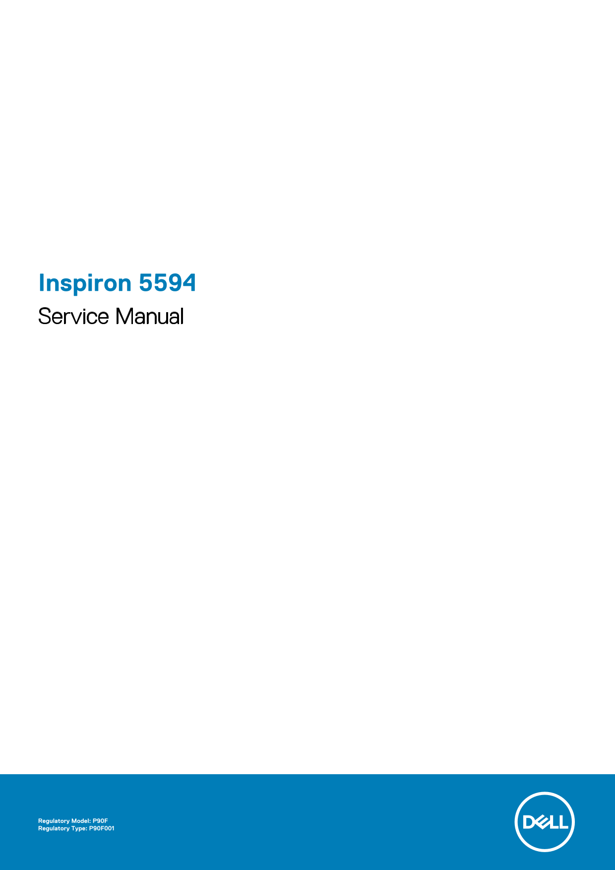 Dell Inspiron 5594 Service Manual - Page 1