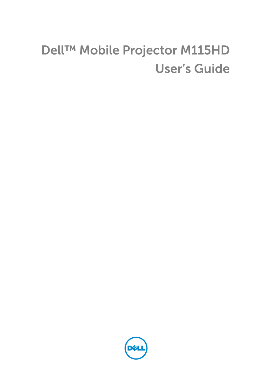 Dell Mobile Projector M115HD User Guide - Page 1