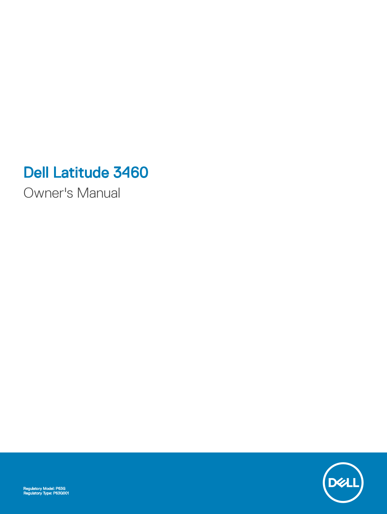 Dell Latitude 3460 Owner's Manual - Page 1