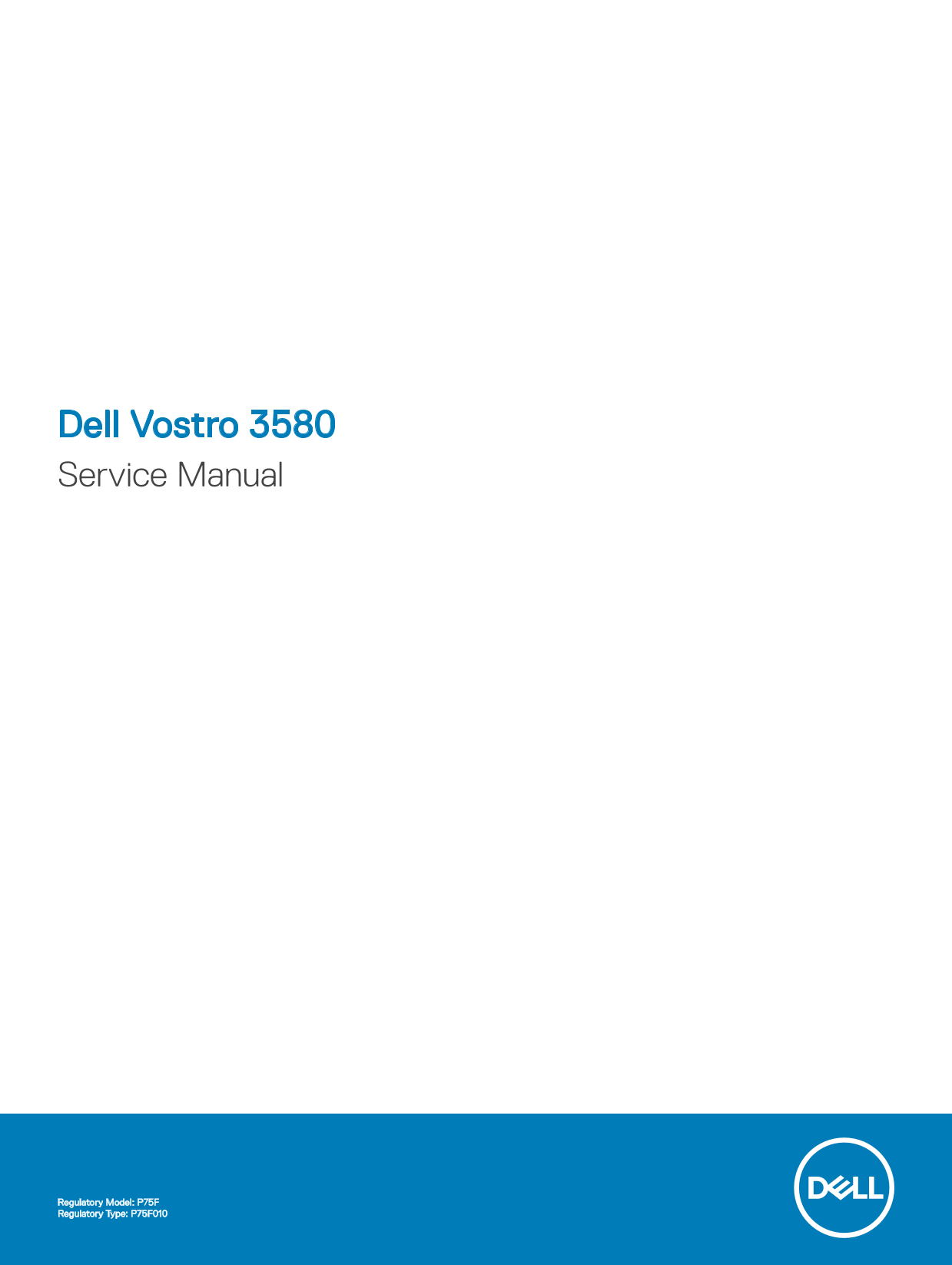 Dell Vostro 3580 Setup Guide & Specifications Sheet - Page 1