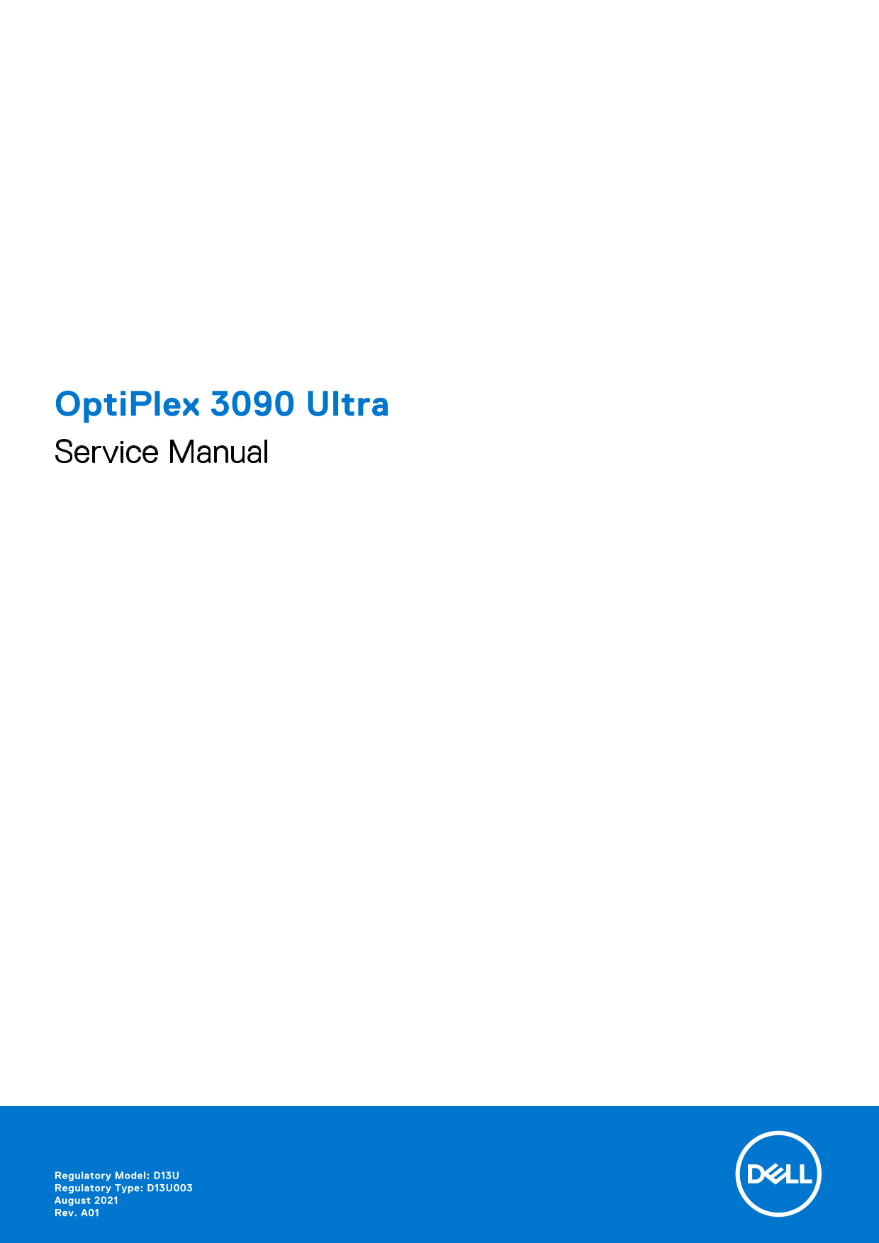 Dell OptiPlex 3090 Ultra Service Manual - Page 1