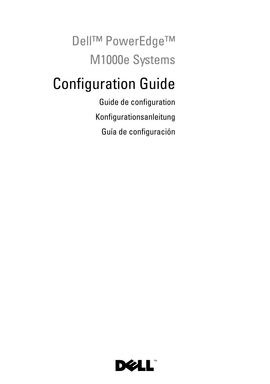 Dell Configuration Guide - Page 1