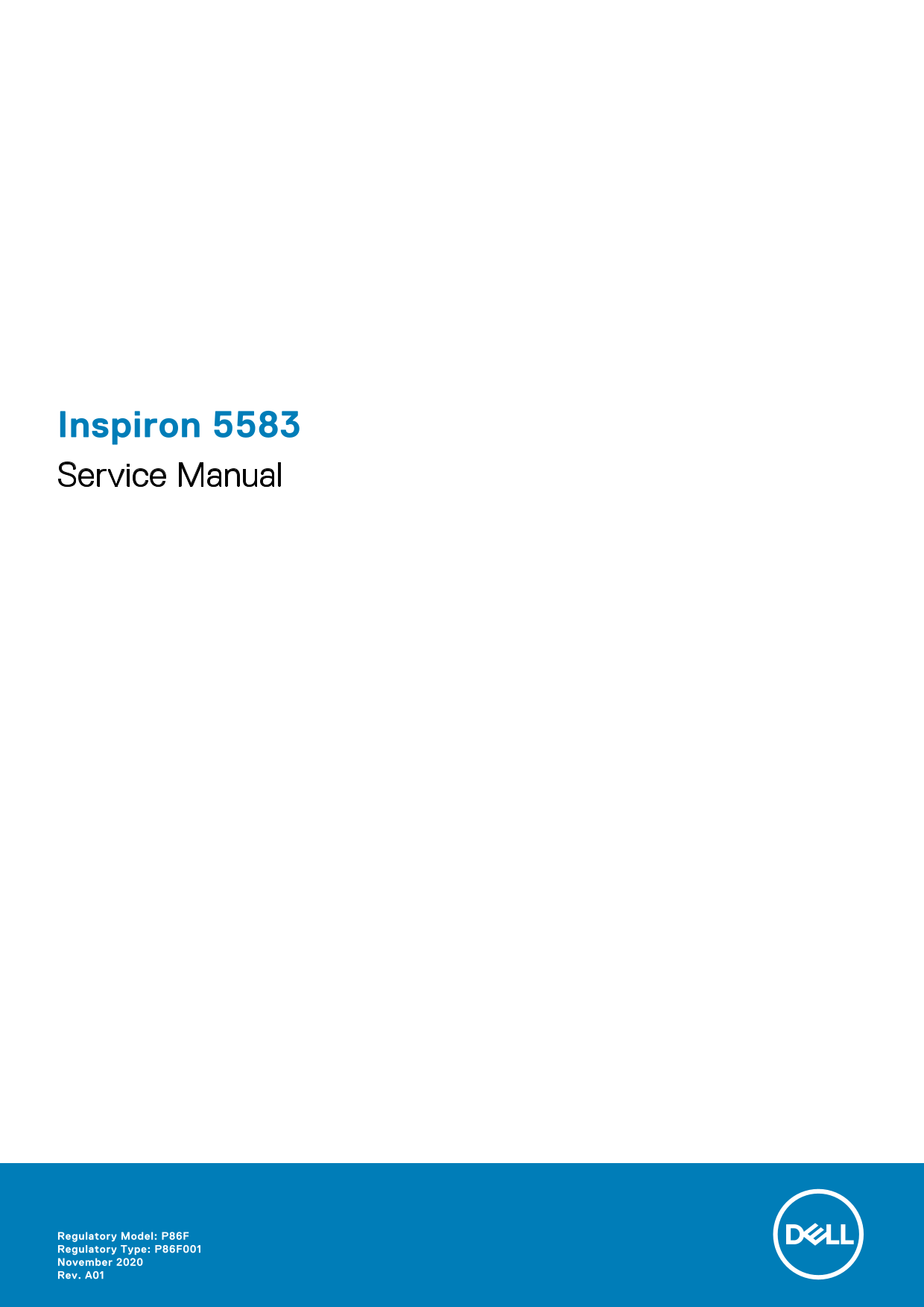 Dell Inspiron 5583 Service Manual - Page 1