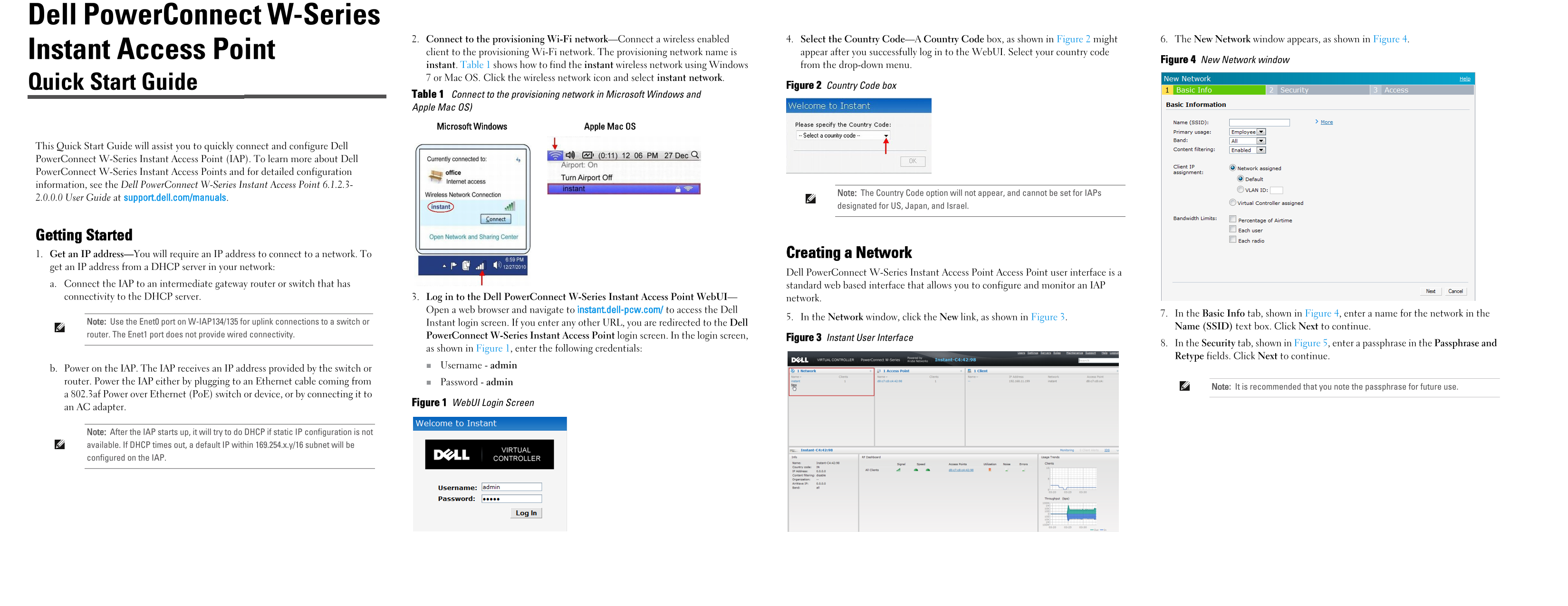 Dell Instant 6.1.2.3-2.0.0.0 Quick Start Guide - Page 1