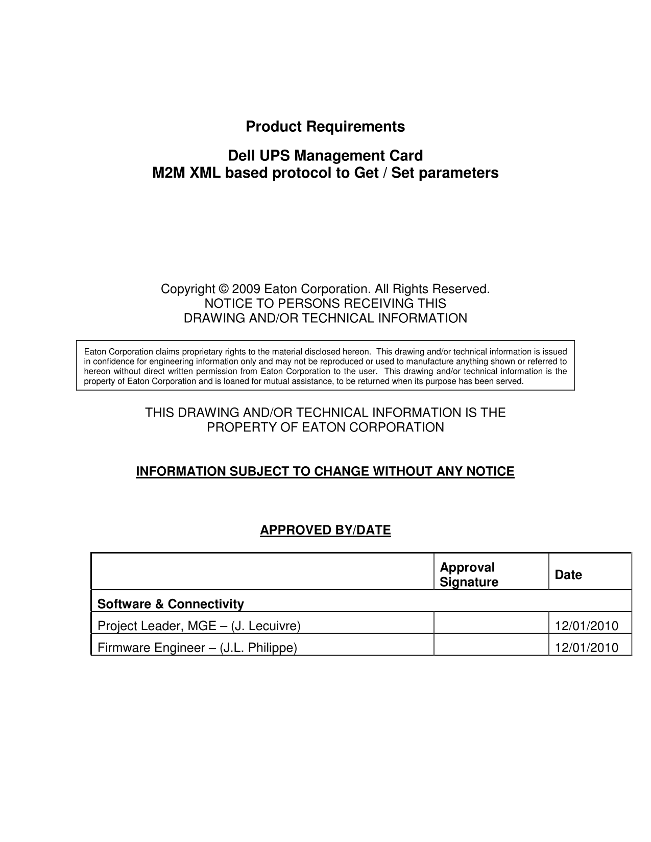 Dell Product Requirements - Dell UPS Management Card Owner's Manual - Page 1