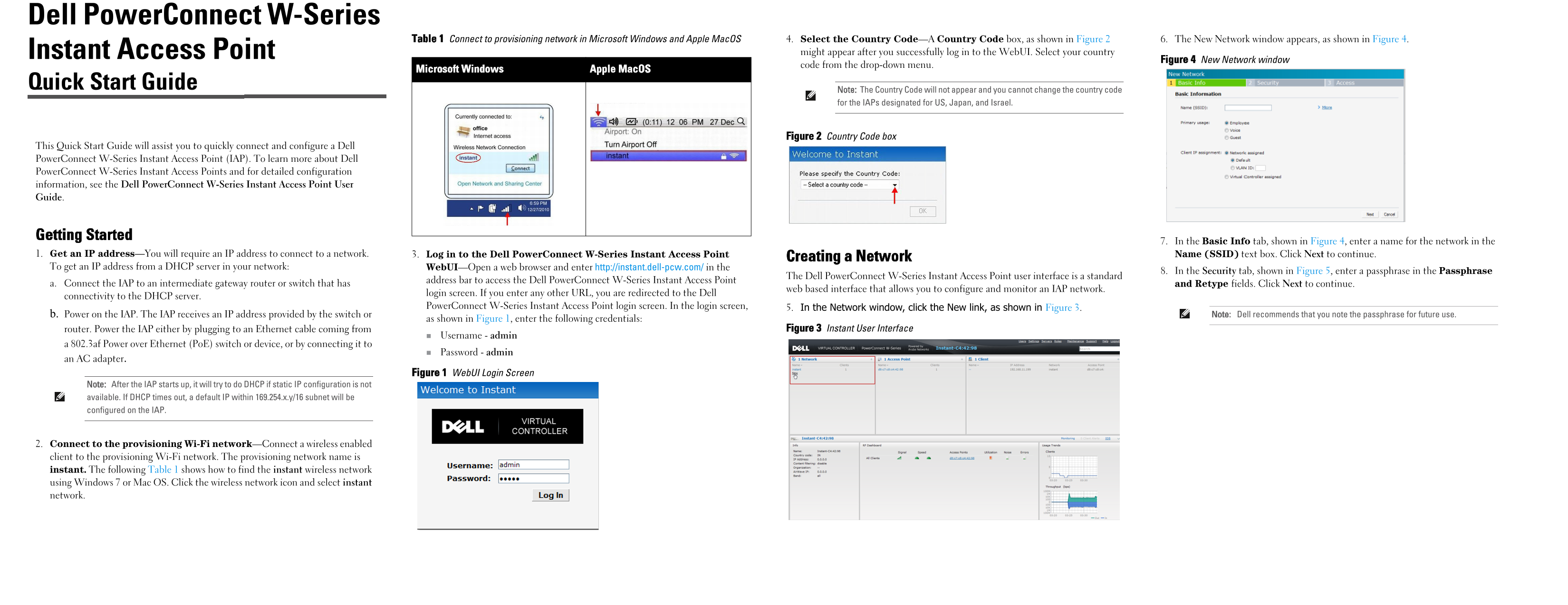 Dell Instant 5.0.3.0-1.1.0.0 Quick Start Guide - Page 1
