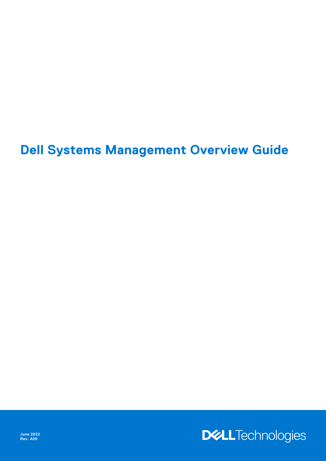 Dell Systems Management Overview Guide - Page 1