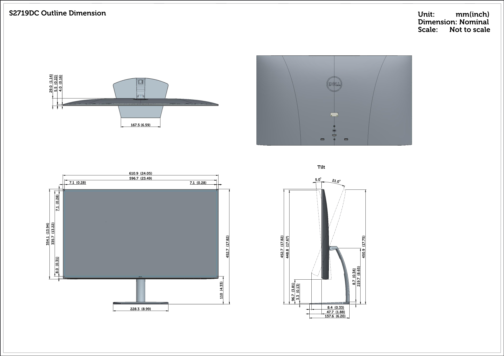 Dell S2719DC Monitor User's Manual - Page 1