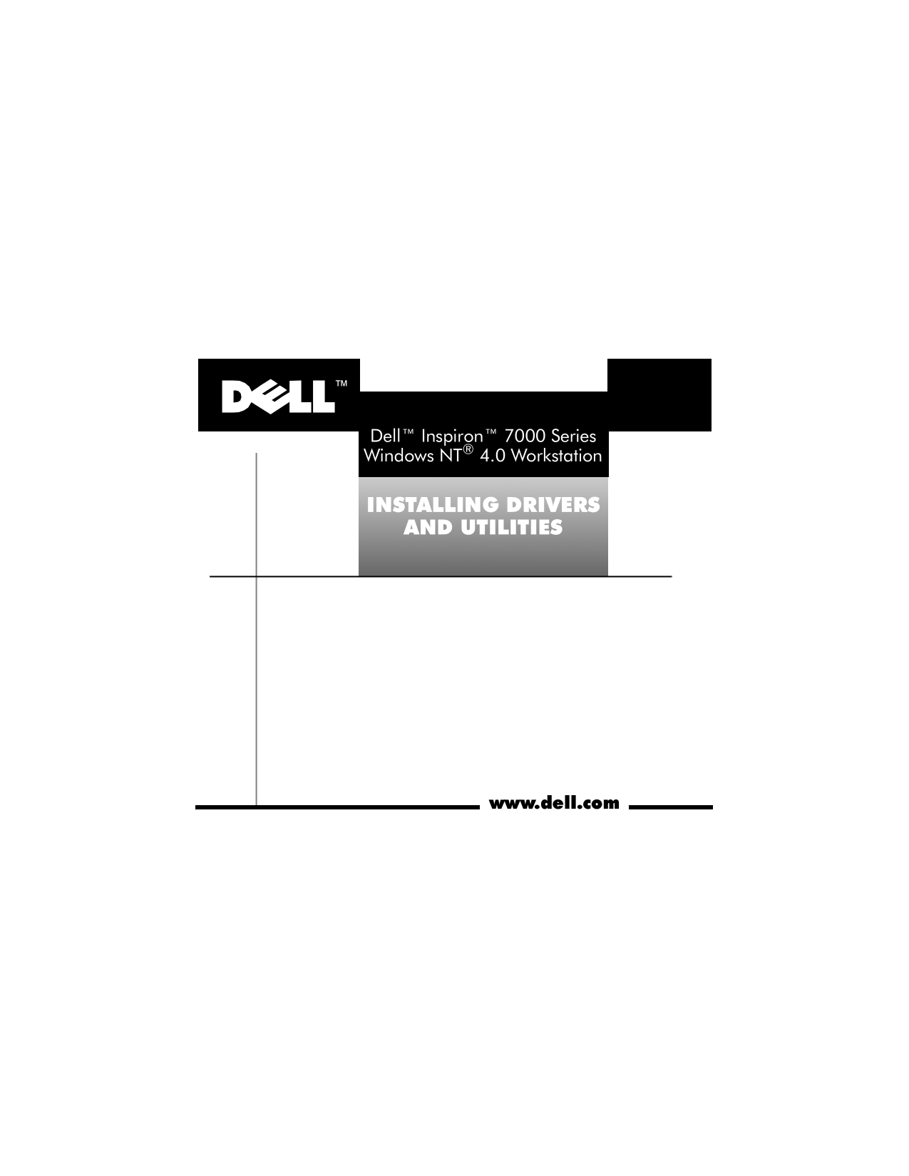 Dell Inspiron 7000 Installing Drivers and Utilities  - Workstation Owner's Manual & User Guide - Page 1