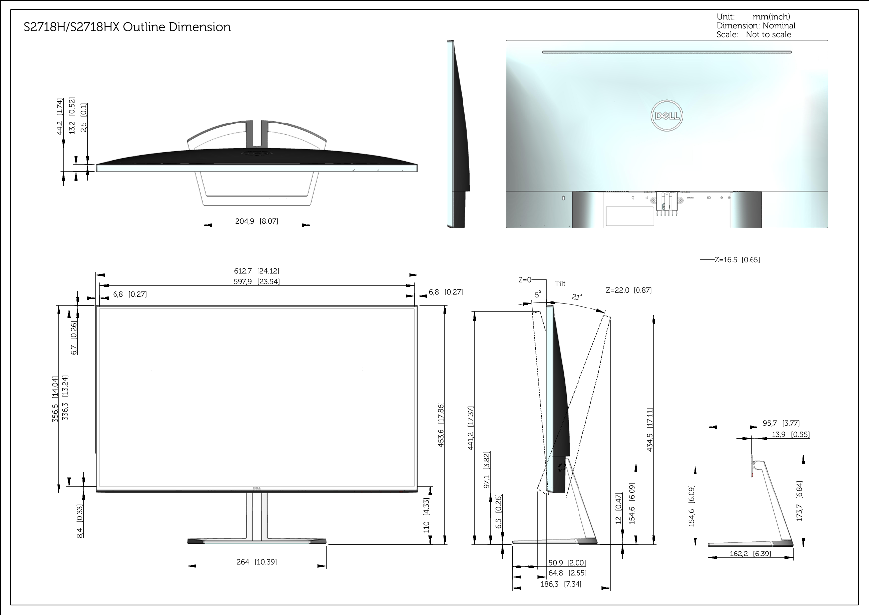 Dell S2718H S2718HX Edge Guide User Manual - Page 1