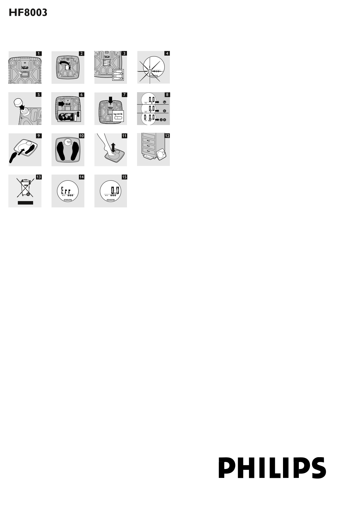 PHILIPS HF8003 User Manual - Page 1