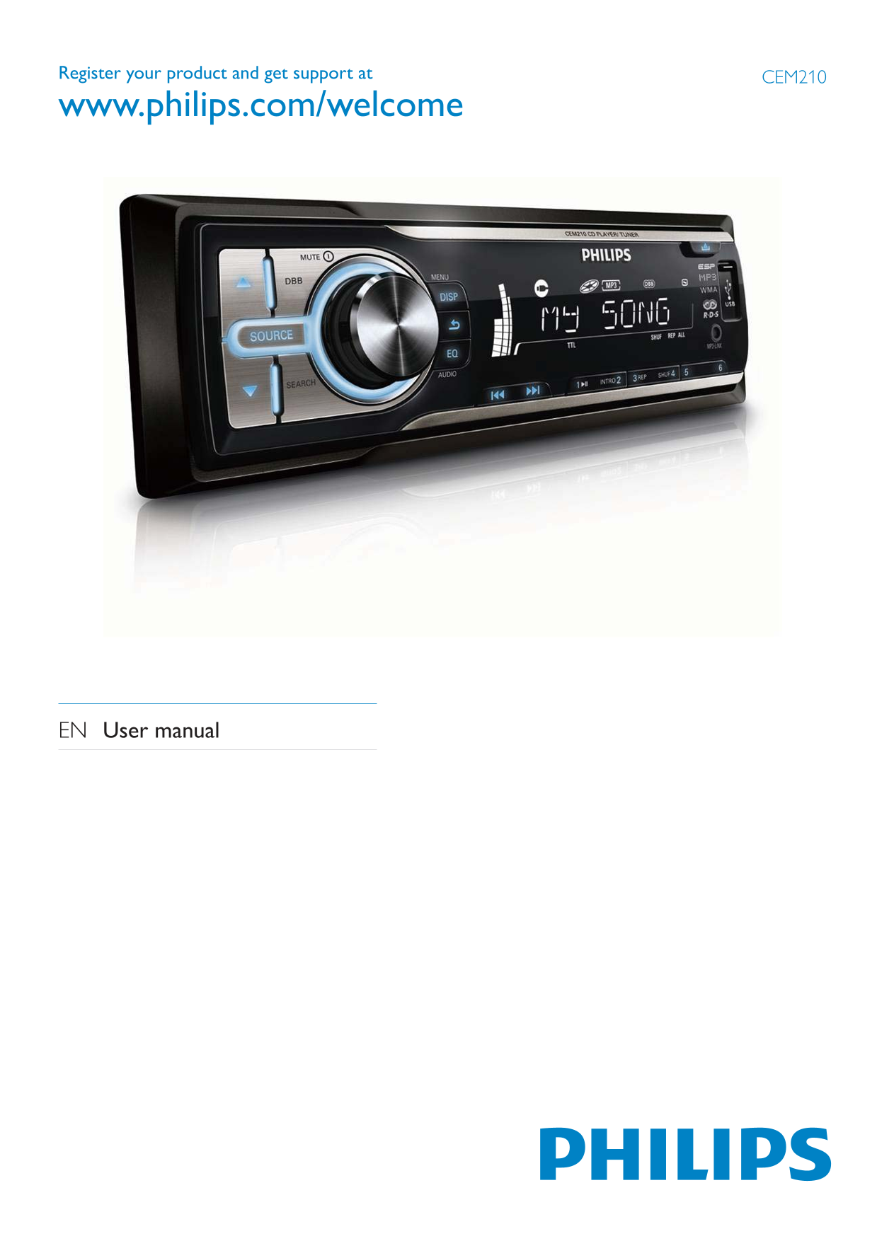 Philips CEM210 User Guide (English) - Page 1