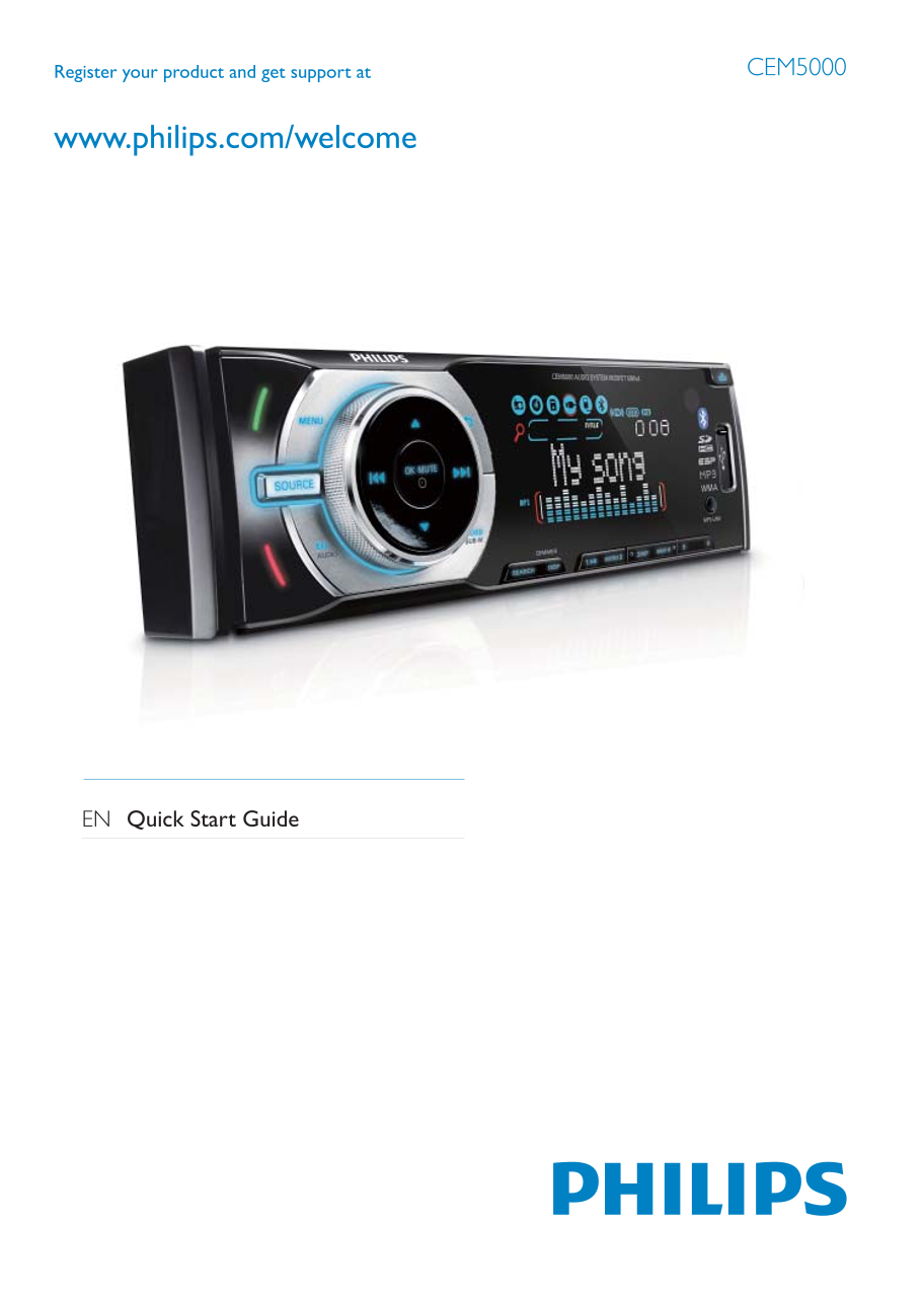 Philips CEM5000 Quick User Guide - Page 1