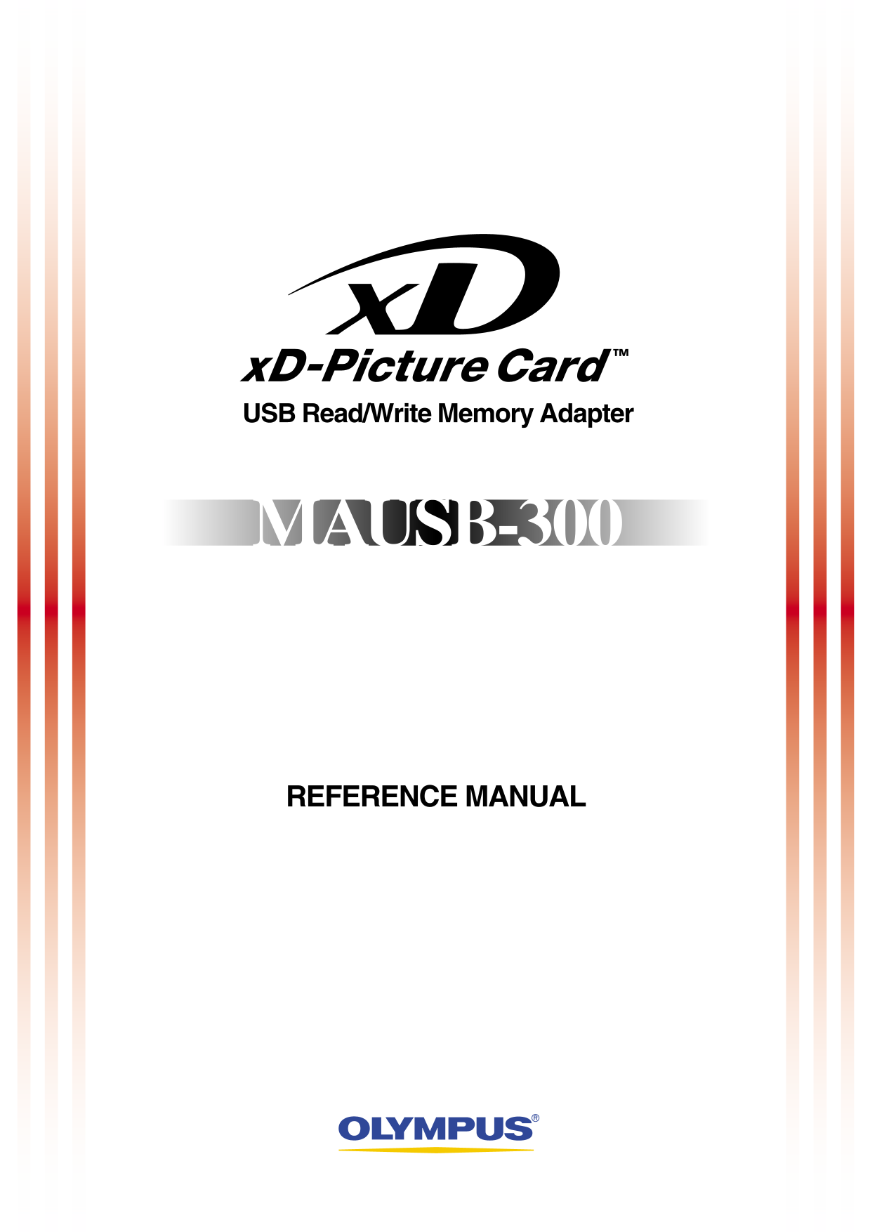USB Read Write Memory Adapter MAUSB-300 USER'S GUIDE User's manual, Dell Reference Manual for MAUSB-300 Memory Adapter - Page 1