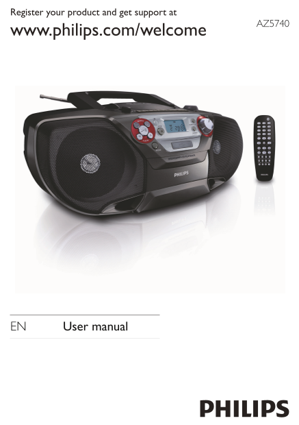 Philips AZ5740 User Manual - Page 1