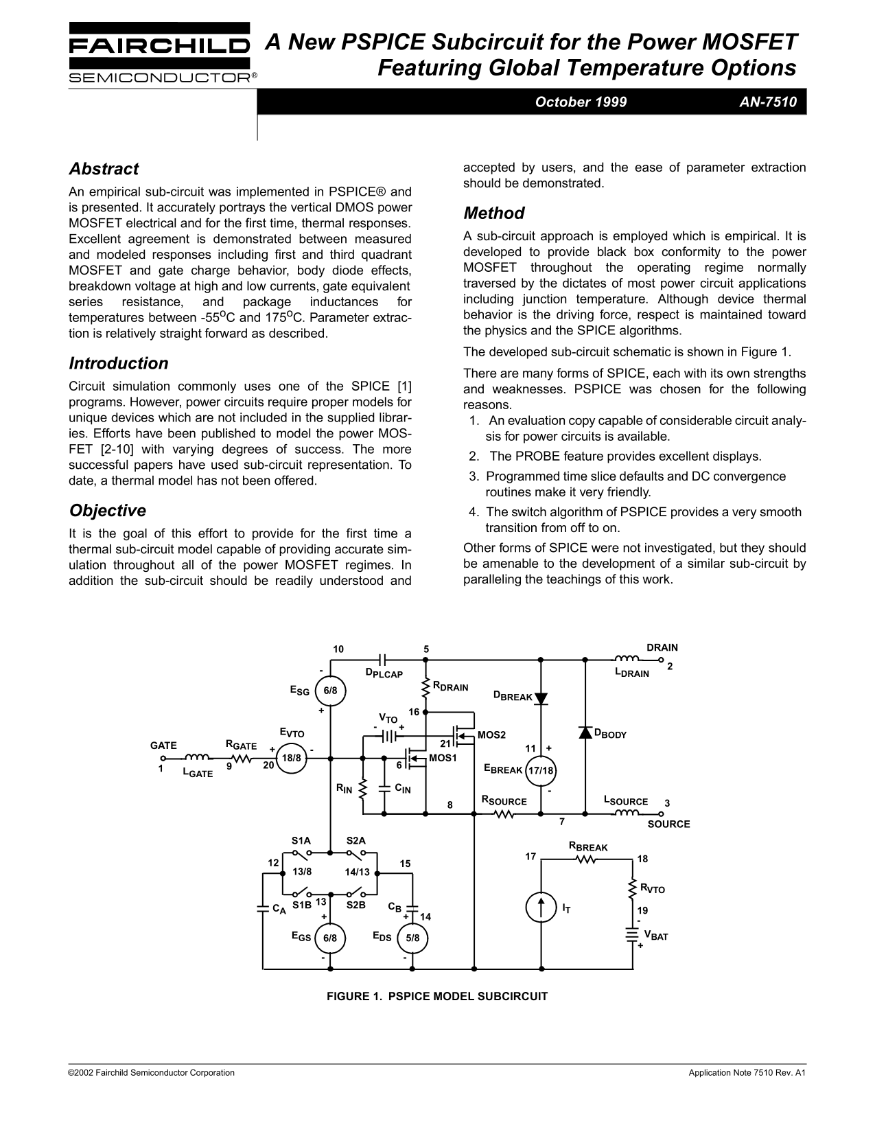 Fairchild AN-7510 Data Handbook - Page 1
