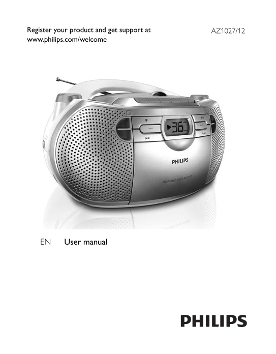 Philips AZ1027 12 User Guide - Page 1