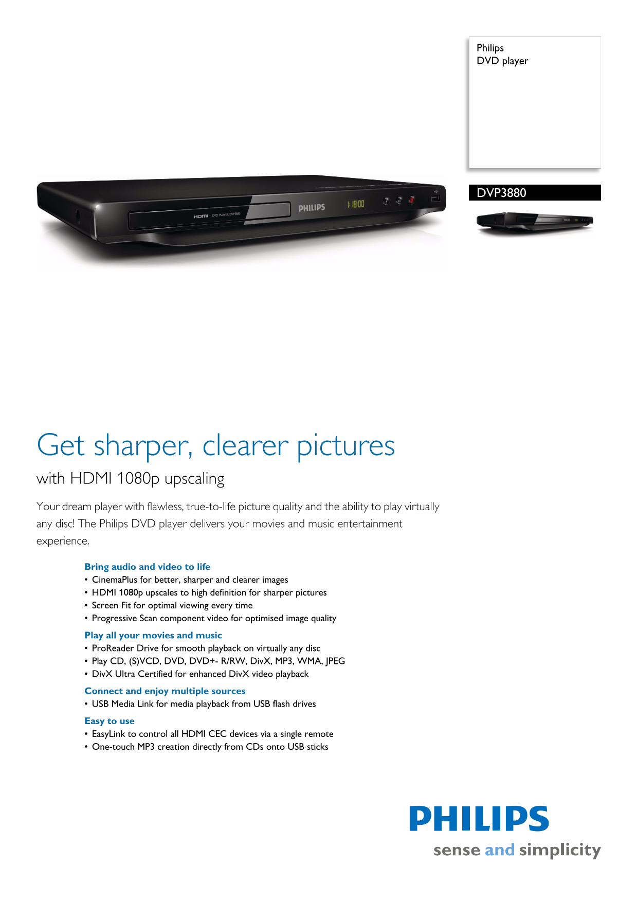 Philips DVP3860 User Guide - Page 1