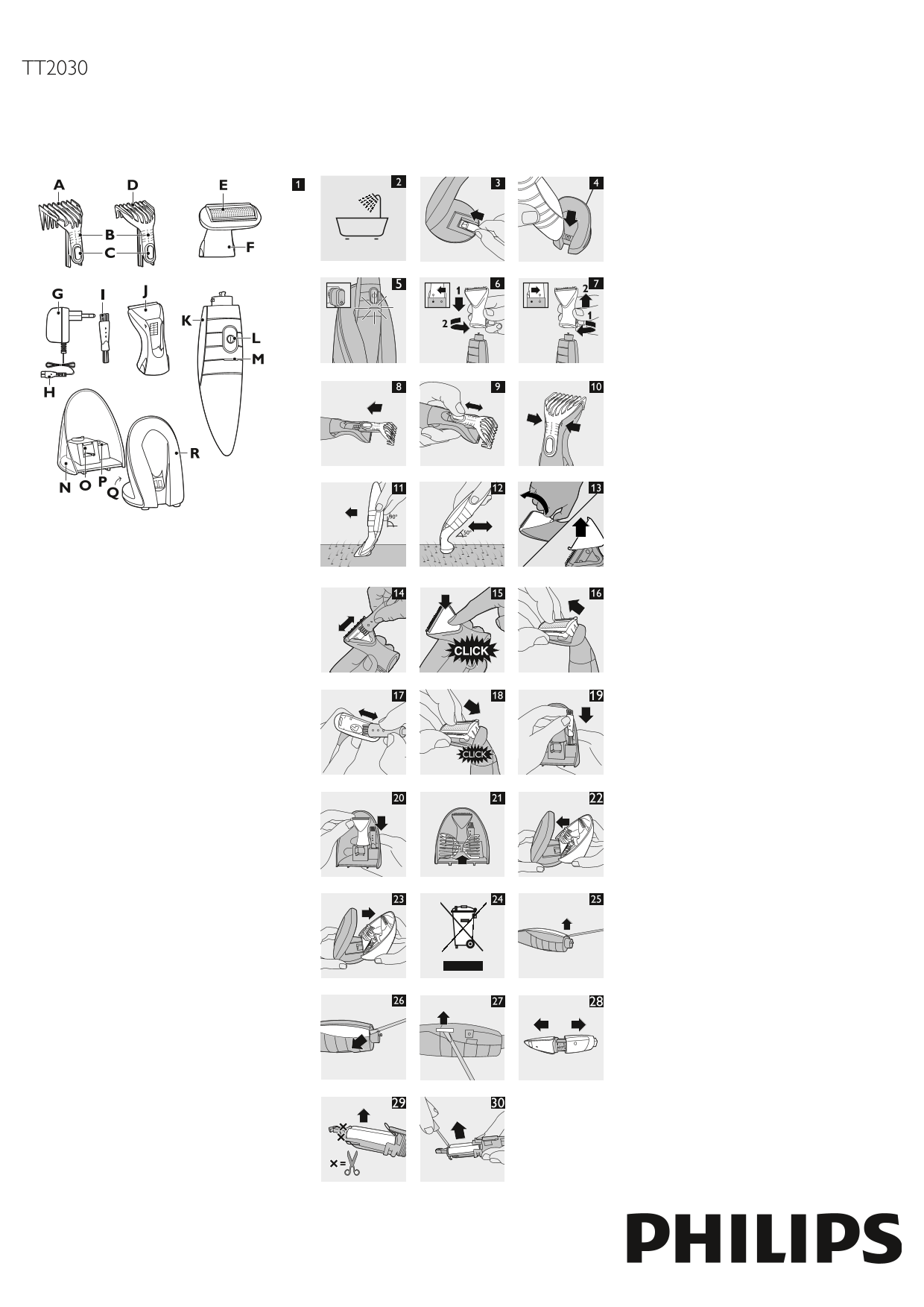 PHILIPS TT2030 User Guide - Owner's Manual - Page 1
