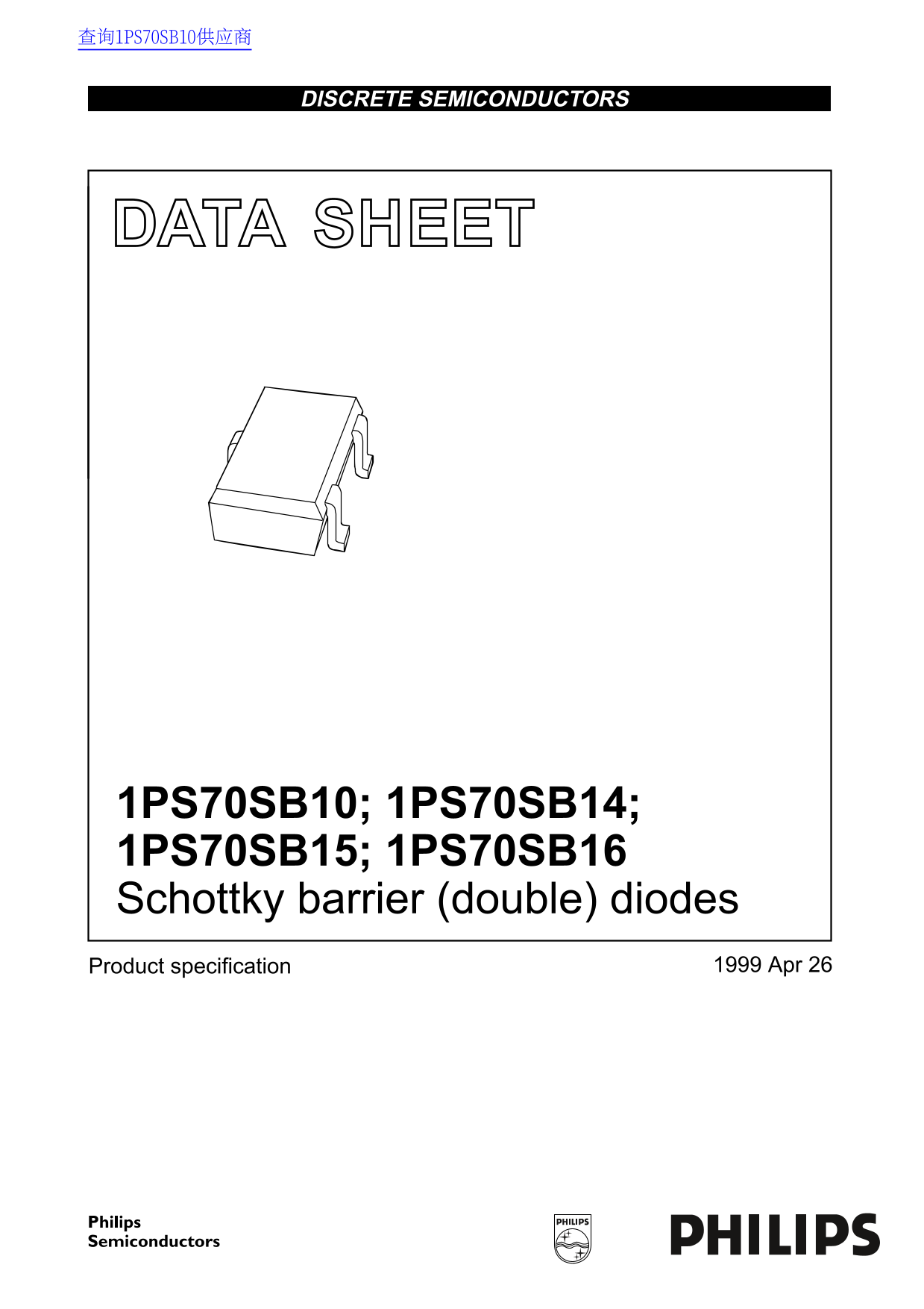 PHILIPS Data Handbook/Instructions Manual - Page 1