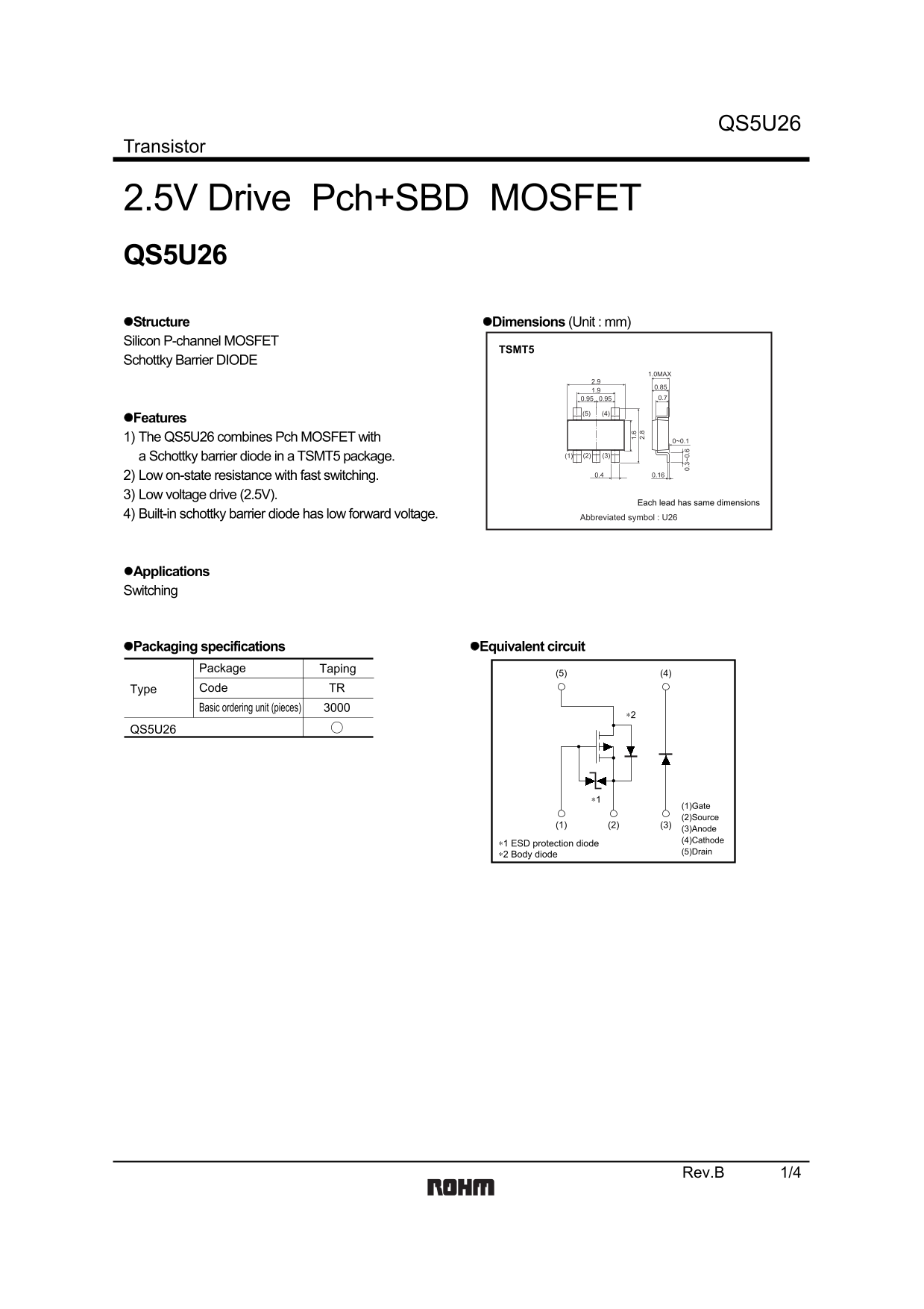 ROHM QS5U26 User Guide - Page 1