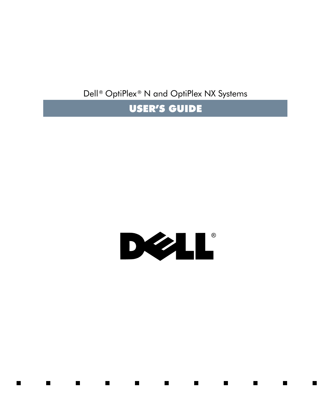Dell OptiPlex N NX Systems User's Manual and Specifications - Page 1