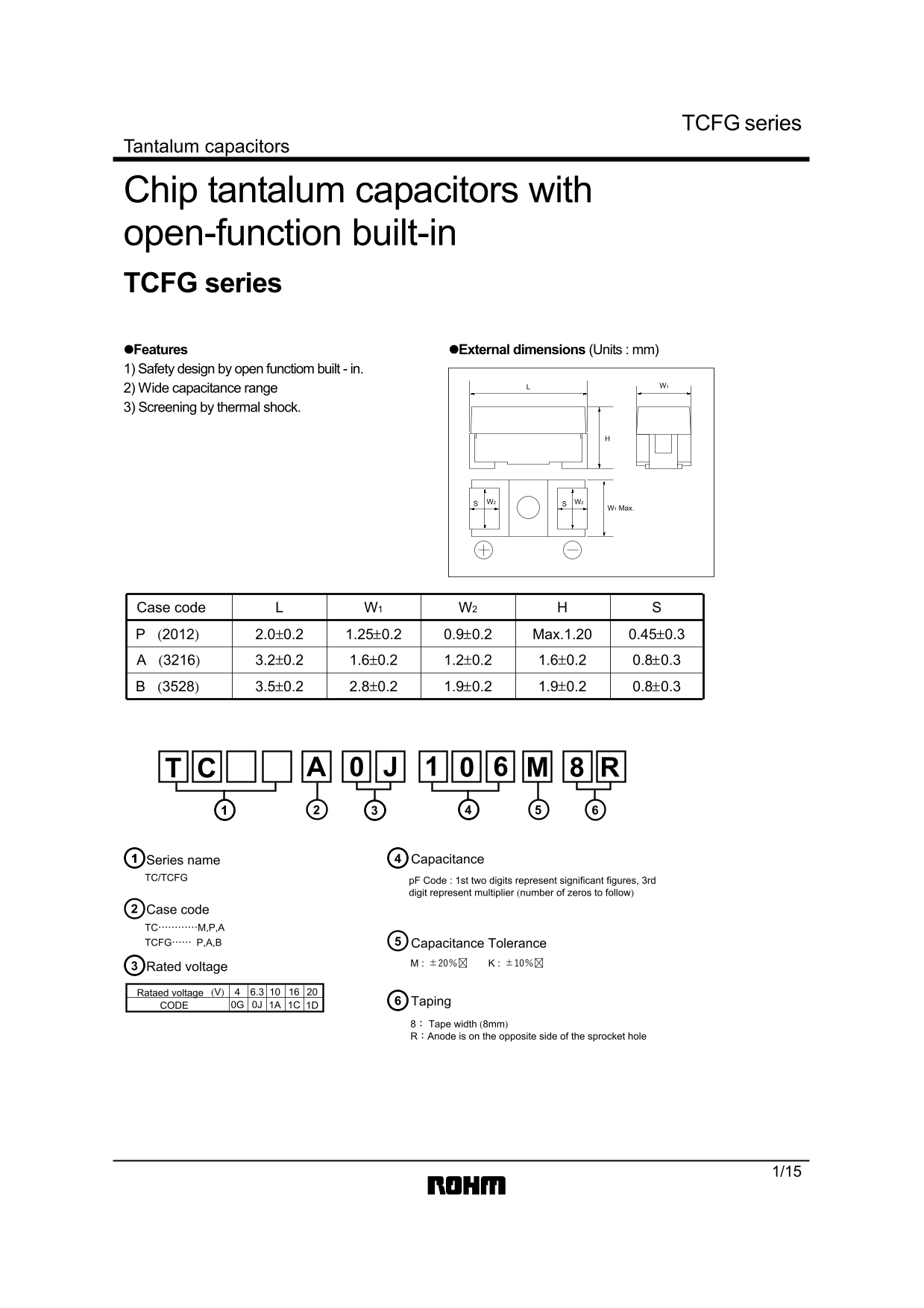 ROHM TCFG series User's Manual - Page 1