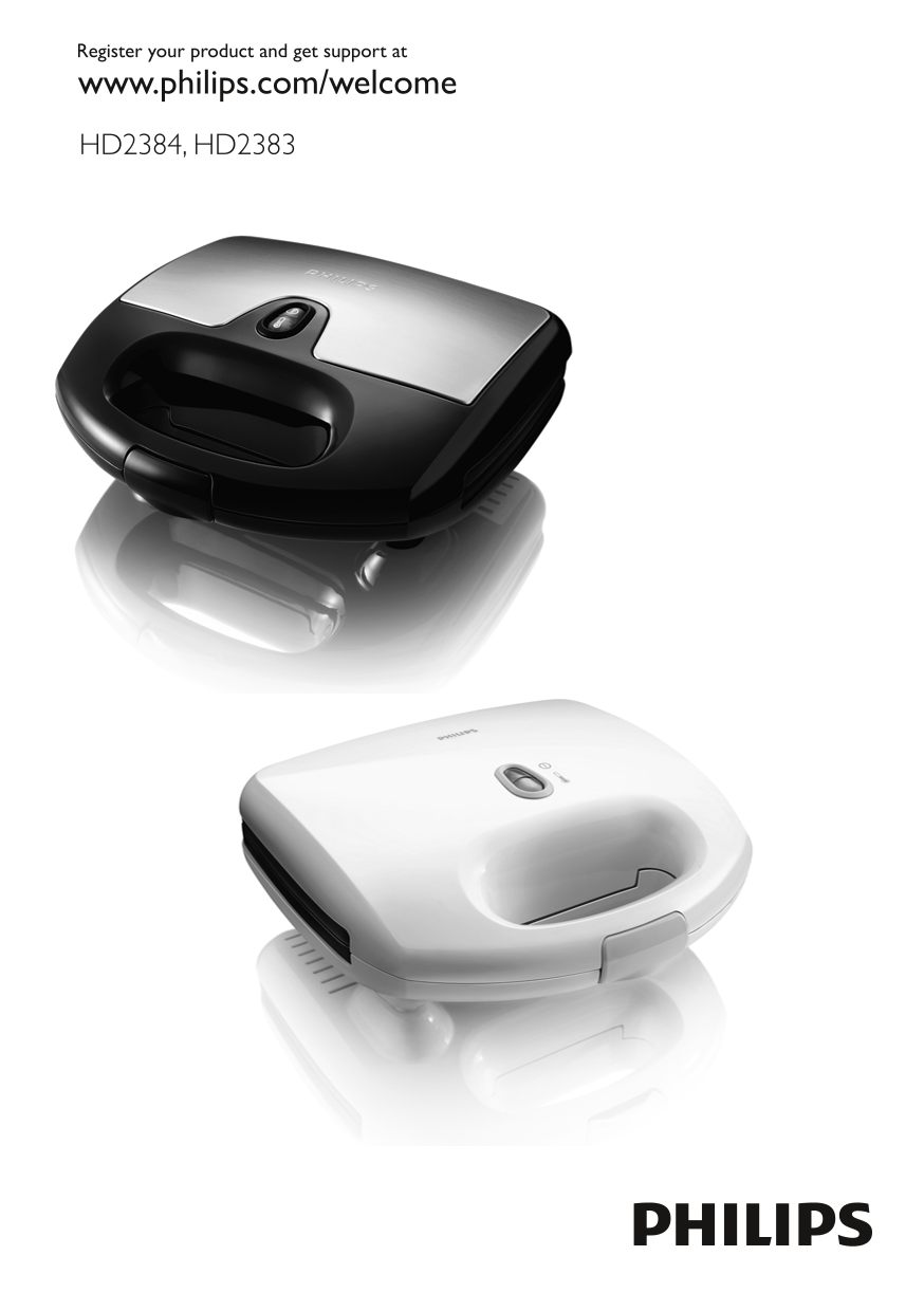 Philips HD2384, HD2383 User's Guide and Manual - Page 1
