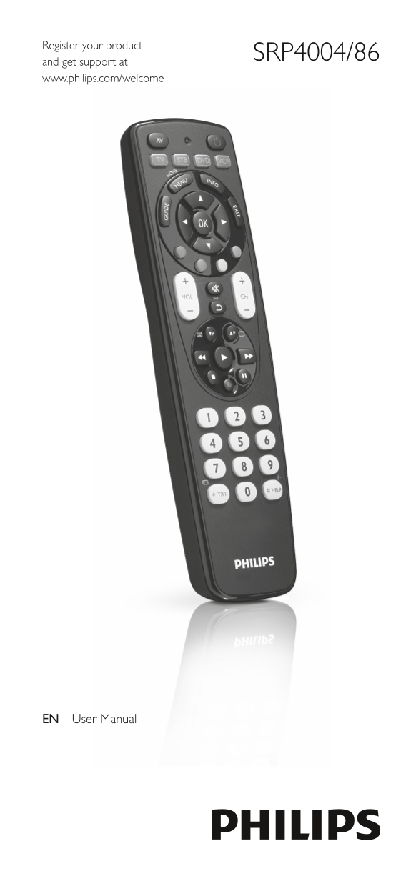 Philips SRP4004 86 User Guide - Page 1
